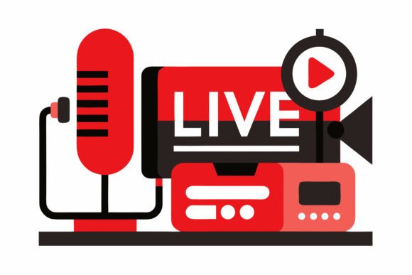 Download Red Microphone Screen and Camera Broadca - Premium Resources